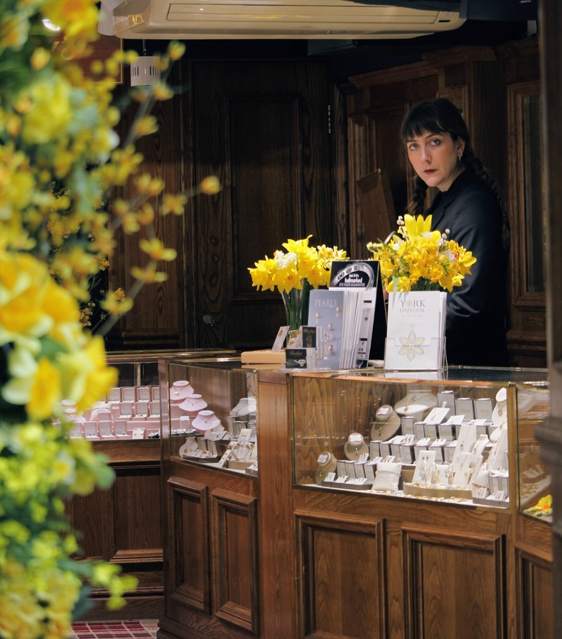 CH …. The assistant in Bradley’s Jeweller's